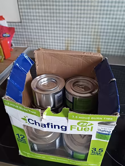 Photo of free 6 Cans Of Chafing Fuel, Unopened (Crawcrook) #1