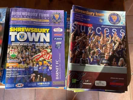 Photo of free Shrewsbury Town FC programmes 2008 - 2012 (Edstaston SY4) #1