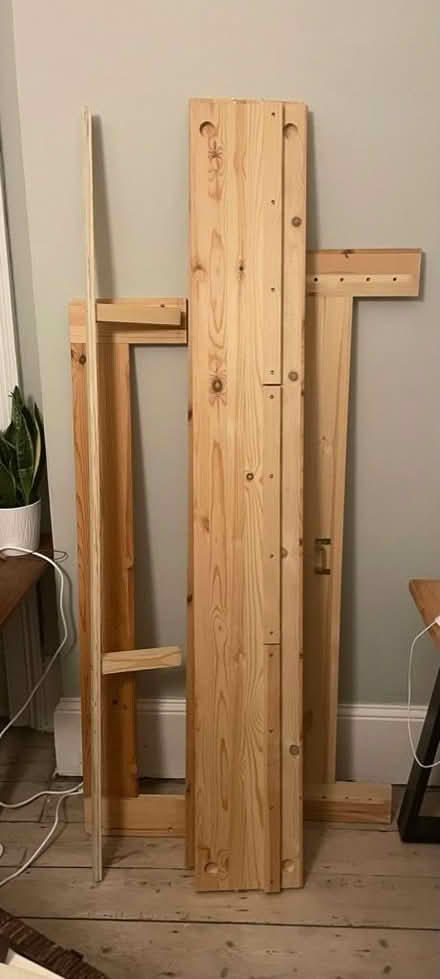 Photo of free Pine double bed frame (West Hill BN1) #1