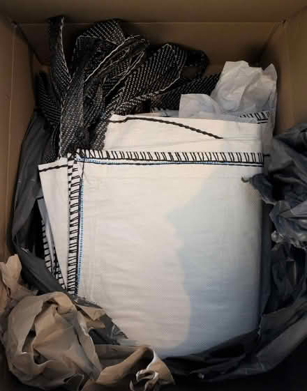 Photo of free 15 strong waste/gardening bags (Catford SE6) #1