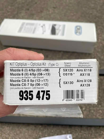 Photo of free roof bars mazda 6/CX5 (The Marsh, Lancaster) #2