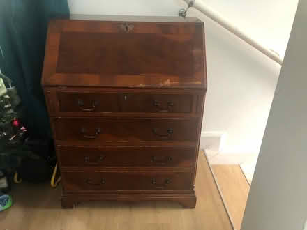 Photo of free Wooden desk (West Ewell KT19) #1