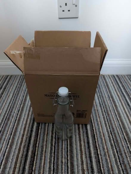 Photo of free Small mason bottles. Box of 6. Unused. (Great Denham MK40) #1