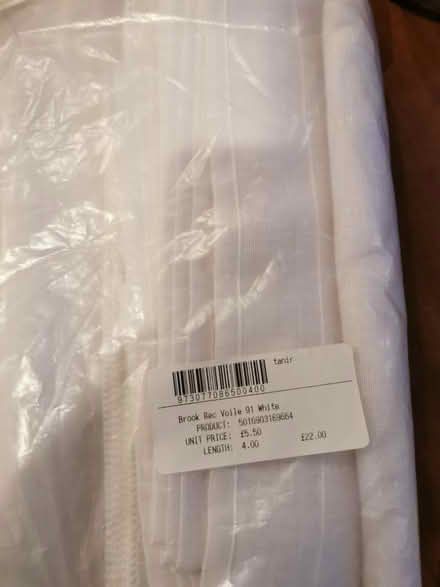 Photo of free Brand New Net Curtain - 91" Drop (Hall Green B28) #1