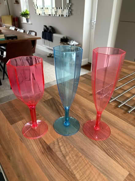 Photo of free Plastic wine glasses (Bishops Tachbrook CV33) #1