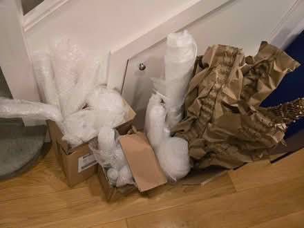 Photo of free Bubble wrap, paper packaging and two boxes (Chipping Barnet EN5) #2