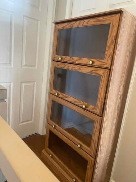 Photo of free Lawyer’s Bookcase - glass doors (Glasgow and Fischer Hallman) #3