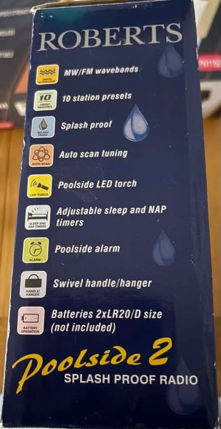 Photo of free Splash proof radio (Windlesham GU20) #2