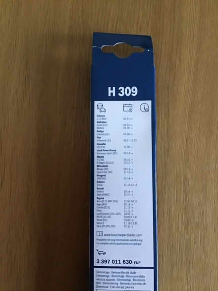 Photo of free Bosch Rear Wiper Blade (Fair Oak SO50) #2