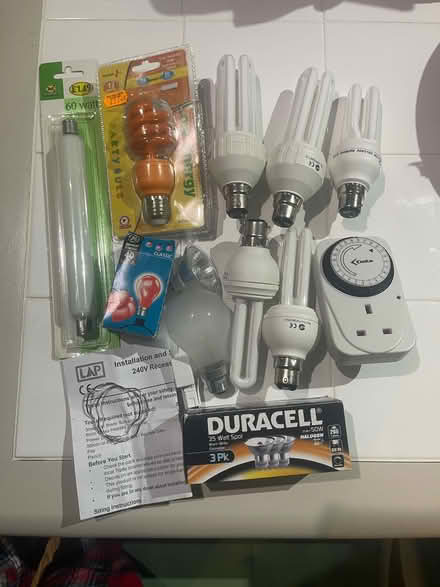Photo of free Misc bits. Light bulbs phone socket (Hyde SK14) #1