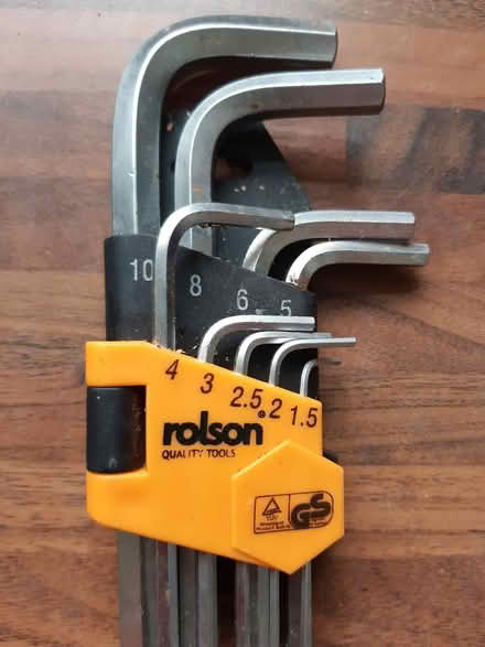 Photo of free 2 sets of various allan keys (Parsons Heath, CO4) #3