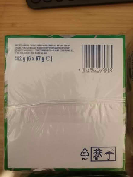 Photo of free Past BBE chewing gums (E13 Near Plaistow Library) #3