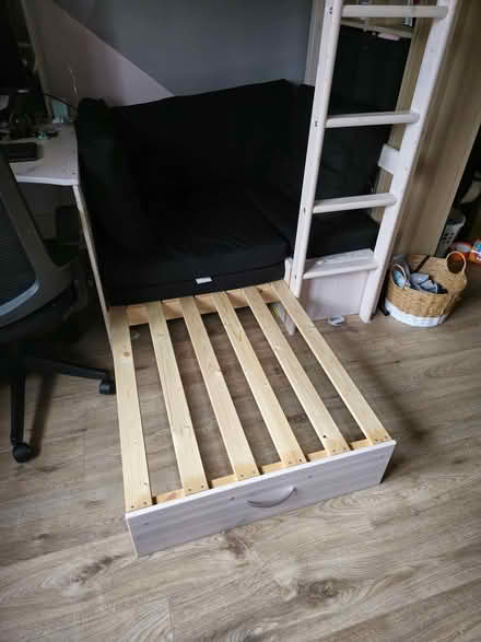 Photo of free Tall bed with desk and pullout (churchtown D14) #3
