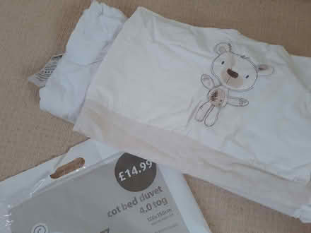 Photo of free Cot bed duvet with cover (Godmanchester PE29) #1