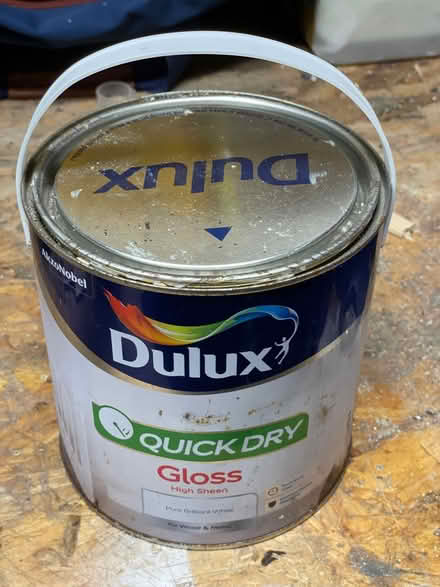 Photo of free Dulux quick dry white gloss paint (Chilworth GU4) #1
