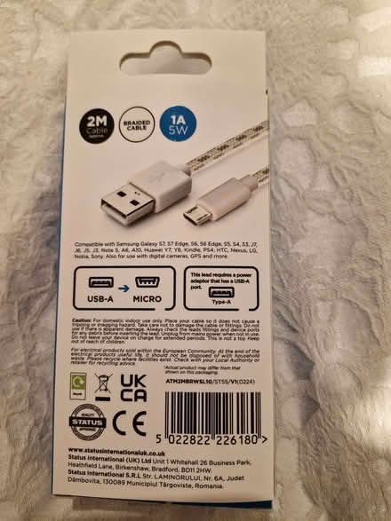 Photo of free USB cable (Park District G3) #2