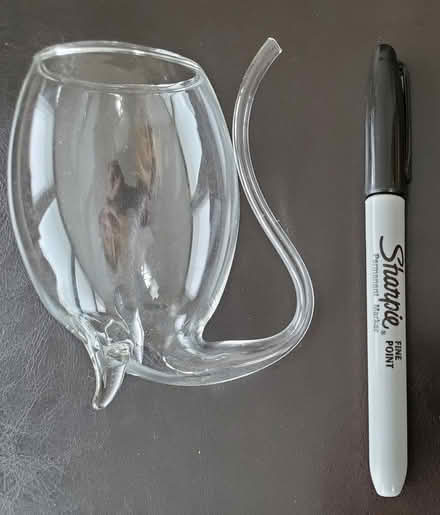 Photo of free Small Brandy Glass w/Straw (Mooney's Bay) #3