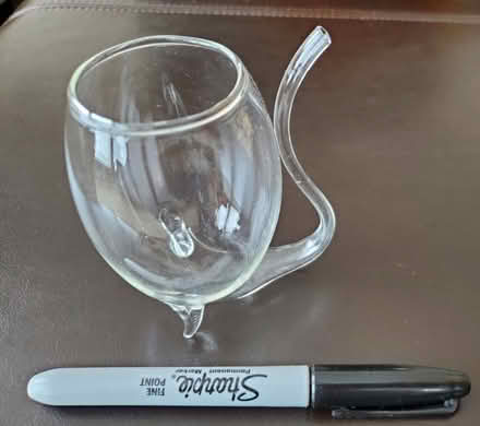 Photo of free Small Brandy Glass w/Straw (Mooney's Bay) #2