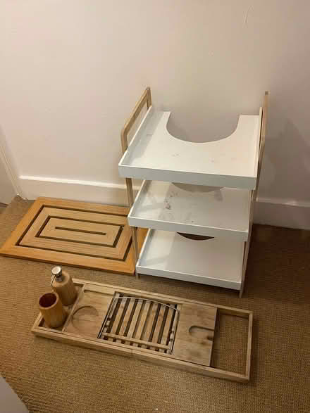 Photo of free Bamboo bathroom items (Acton W3) #1