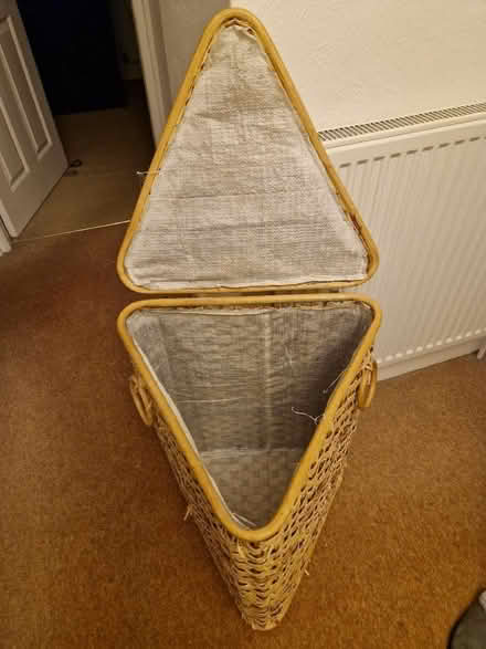 Photo of free Wicker laundry basket (Hersham KT12) #2