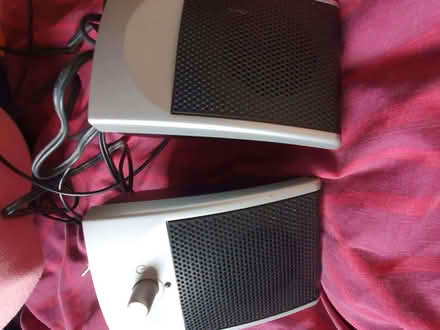 Photo of free 2 wired speakers and a mouse (Westhill AB32) #1