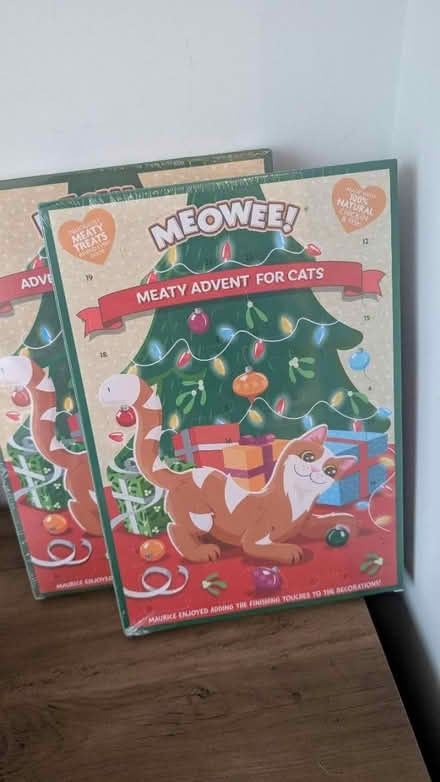 Photo of free Two unopened treat cat calendars (Cheshunt) #1