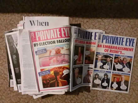 Photo of free huge pile Private Eye magazines (Larkhall) #1