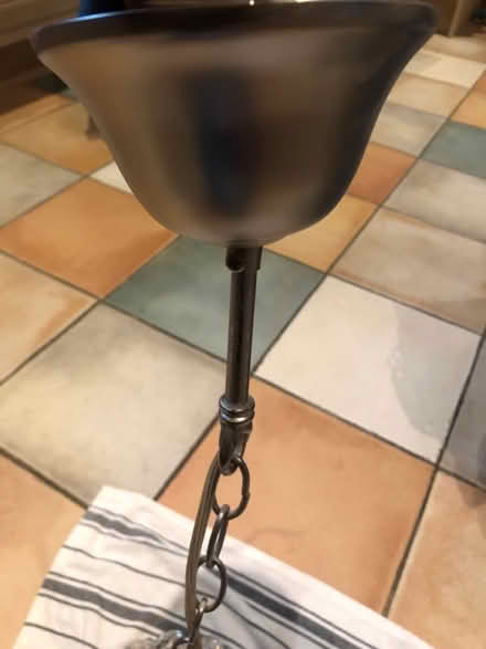 Photo of free Glass chandelier type light fitting (OX4 Iffley) #3