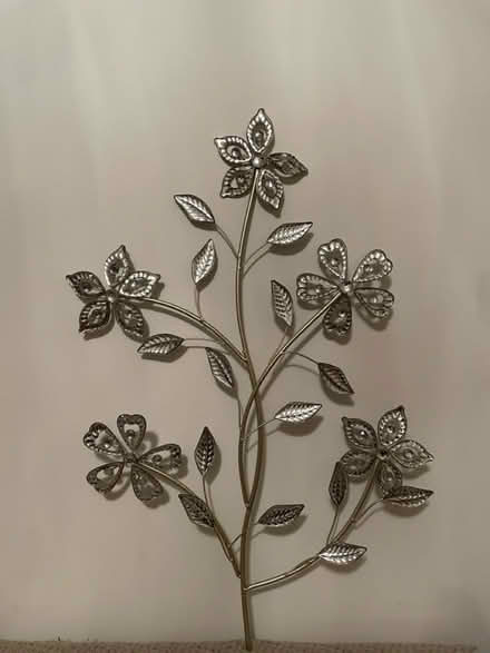Photo of free Silver flower ornaments (Greenford) #1