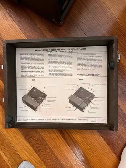 Photo of free Record player (needs new speaker) (SE DC (Ward 7)) #2