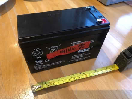 Photo of free Small 12V battery (OX4 Iffley) #2
