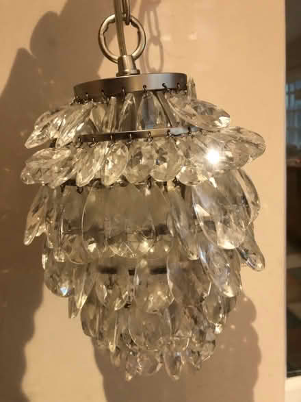 Photo of free Glass chandelier type light fitting (OX4 Iffley) #1