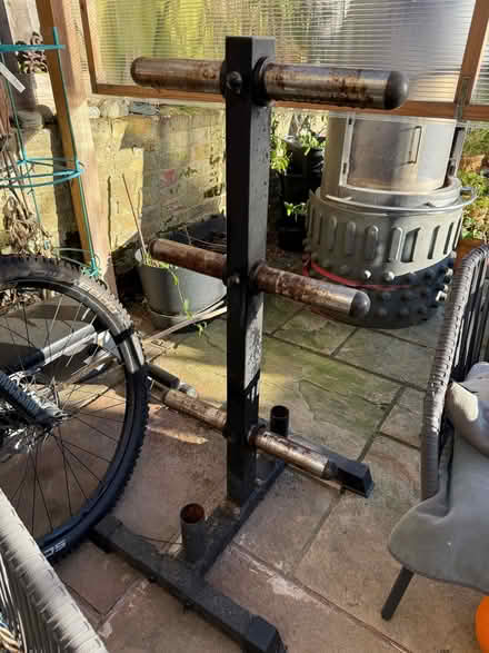 Photo of free Rack for Olympic weights (Pollards Hill SW16) #1