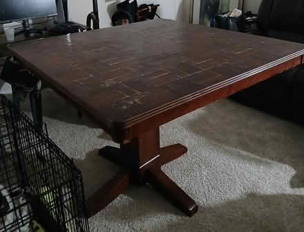 Photo of free Sturdy Bar height dining table (Hyattsville, MD) #1