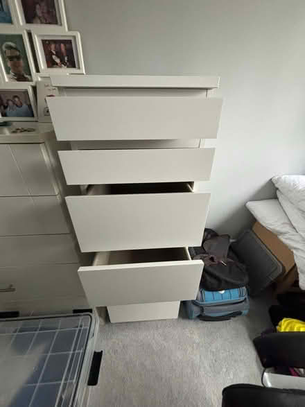 Photo of free Tall white furniture unit (Al4) #3