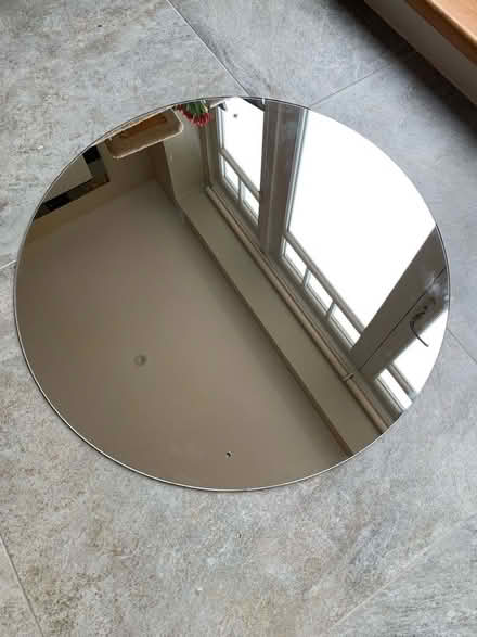 Photo of free Mirror - glass circular 60cm (Ashtead KT21) #1