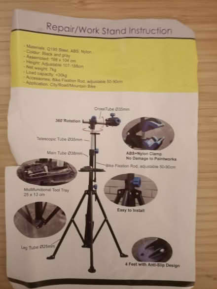 Photo of free Bike repair/work stand (E13 Near Plaistow Library) #2