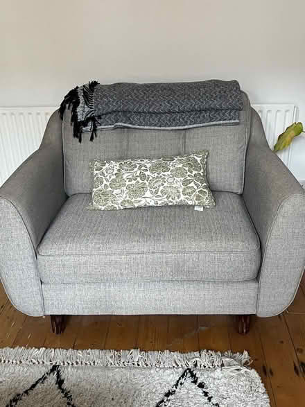 Photo of free Grey armchair (Wavertree L15) #1