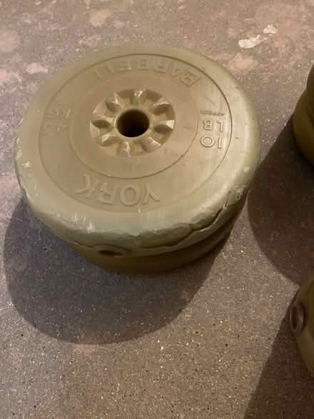 Photo of free York dumbbell set (Woking) #2