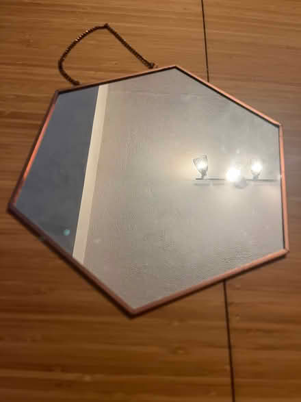 Photo of free Hexagon Mirror with hanging chain (Florence Park OX4) #1