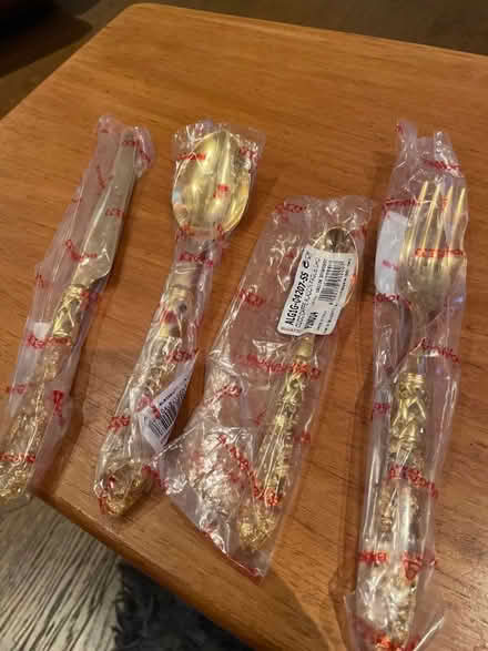 Photo of free Bugatti gold cutlery set (East Dulwich SE22) #1