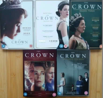 Photo of free The Crown; DVD set; season 1-5 (East Horsley) #1