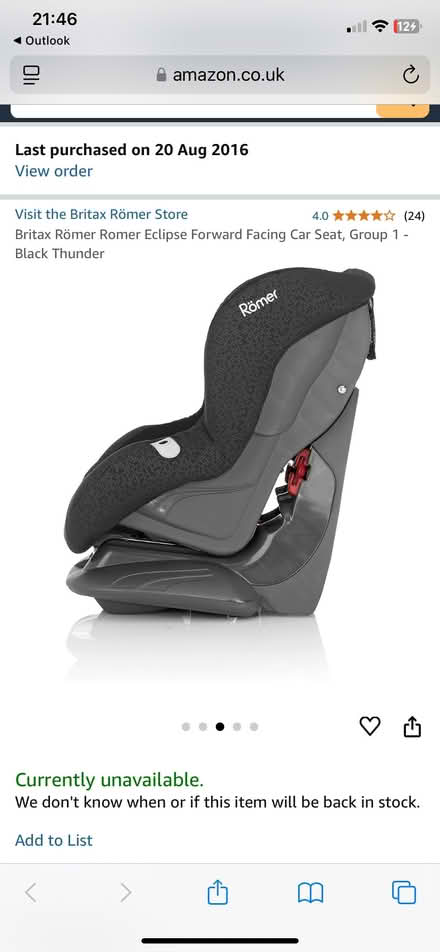 Photo of free Car seat 2 (Bethnal Green E2) #1