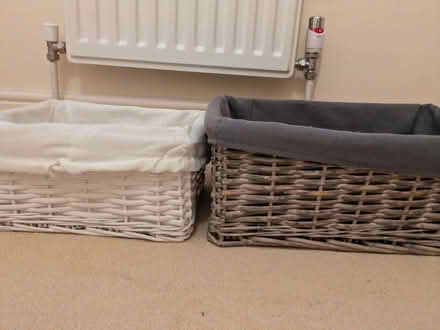 Photo of free 2 wicker baskets (Warley CM14) #1