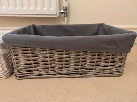 Photo of free 2 wicker baskets (Warley CM14) #2