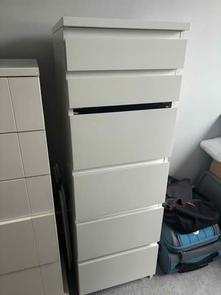 Photo of free Tall white furniture unit (Al4) #1