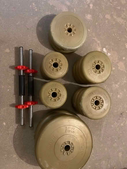 Photo of free York dumbbell set (Woking) #1