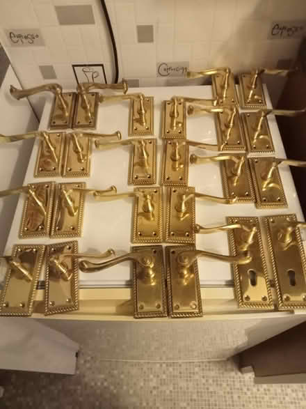 Photo of free Brass door handles (Bracknell RG12) #1