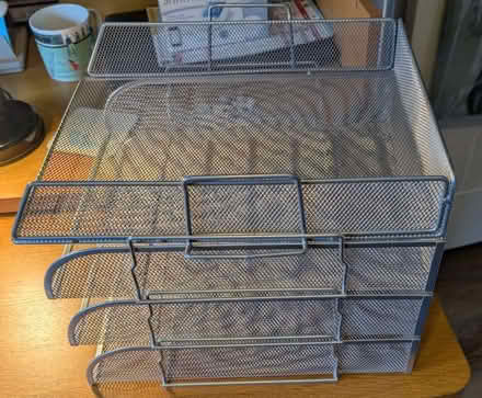 Photo of free 4 tier metal filing trays (Lyppard Grange WR4) #1