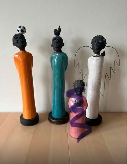 Photo of free 3 x Sculptured clay - Dlamini Dolls (EN2) #1